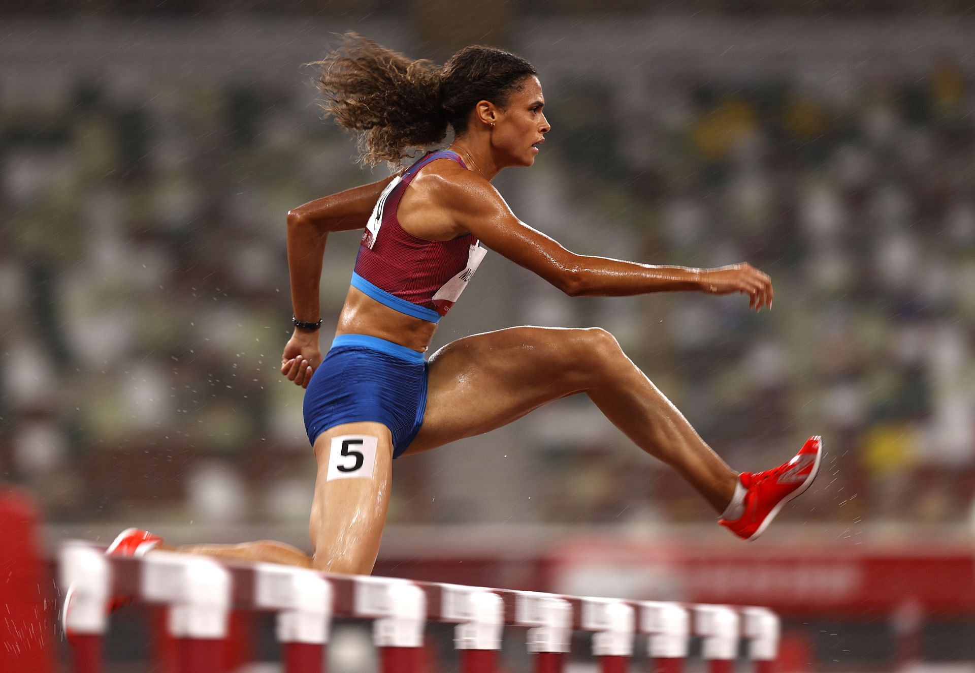 Sydney McLaughlin at the Tokyo Olympics: Day 10 (Image via Ezra Shaw/Getty Images)