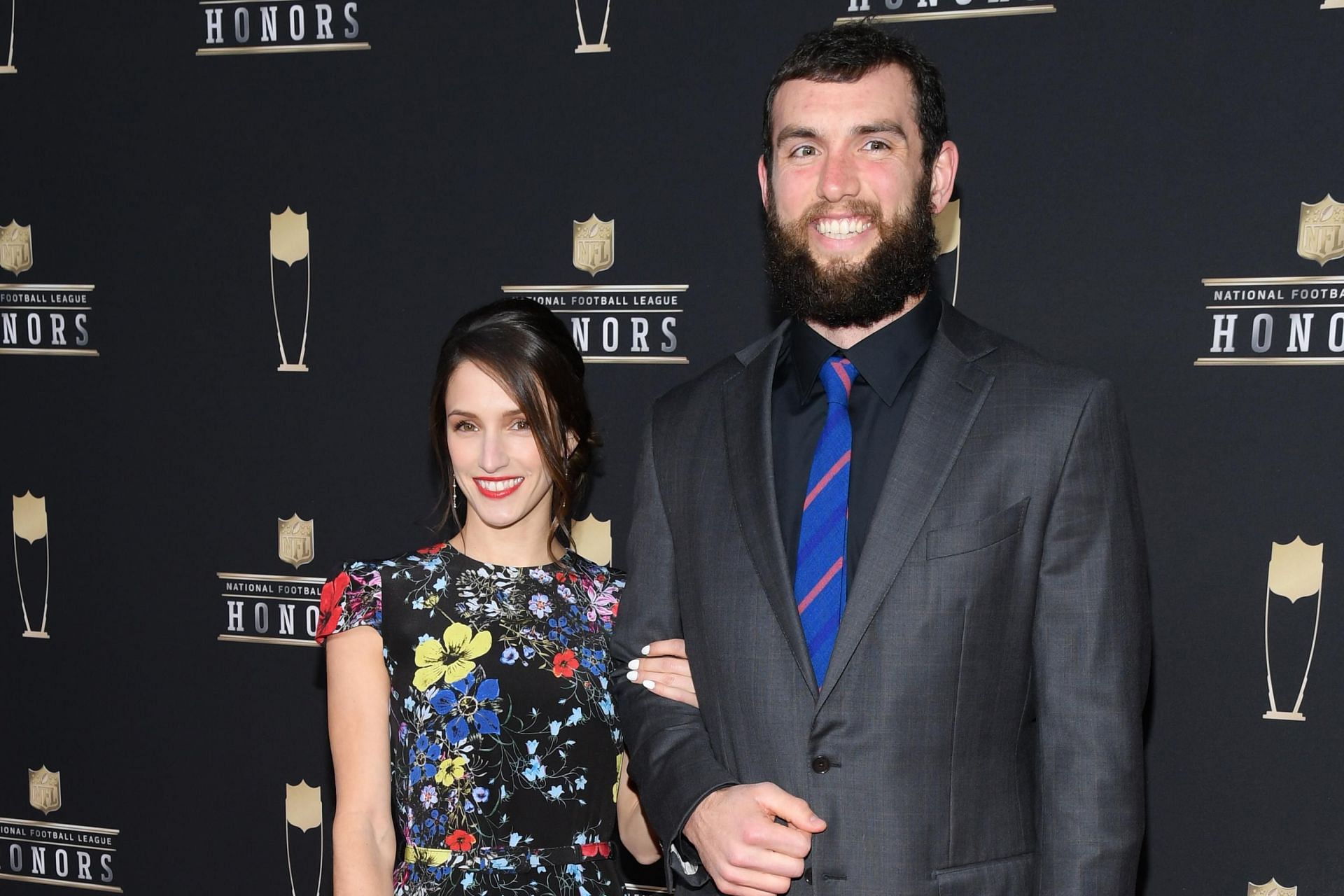 Andrew Luck and Nicole Pechanec