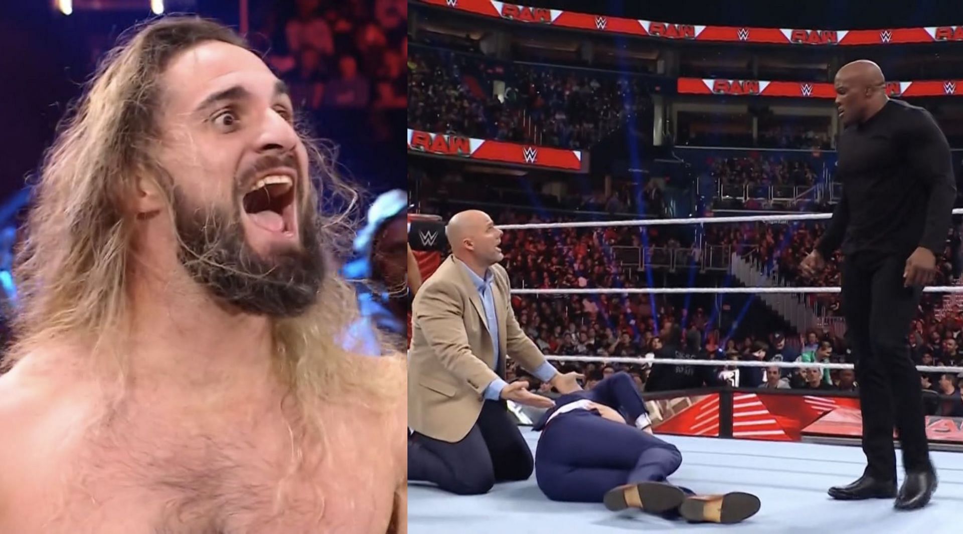 WWE Raw में दिग्गजों के बीच ब्रॉल हुआ 