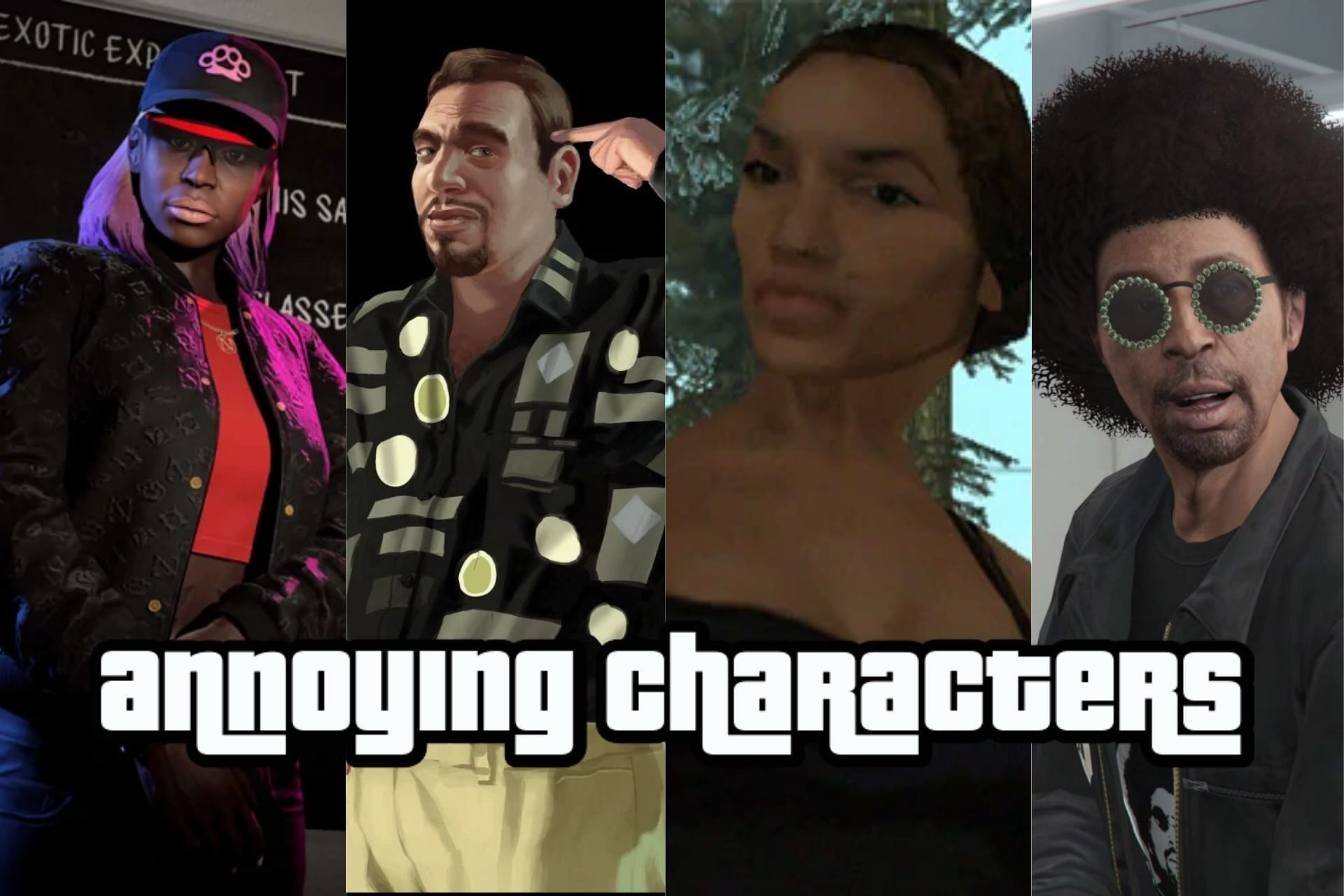 Five GTA characters who give players fits (Image via Sportskeeda)