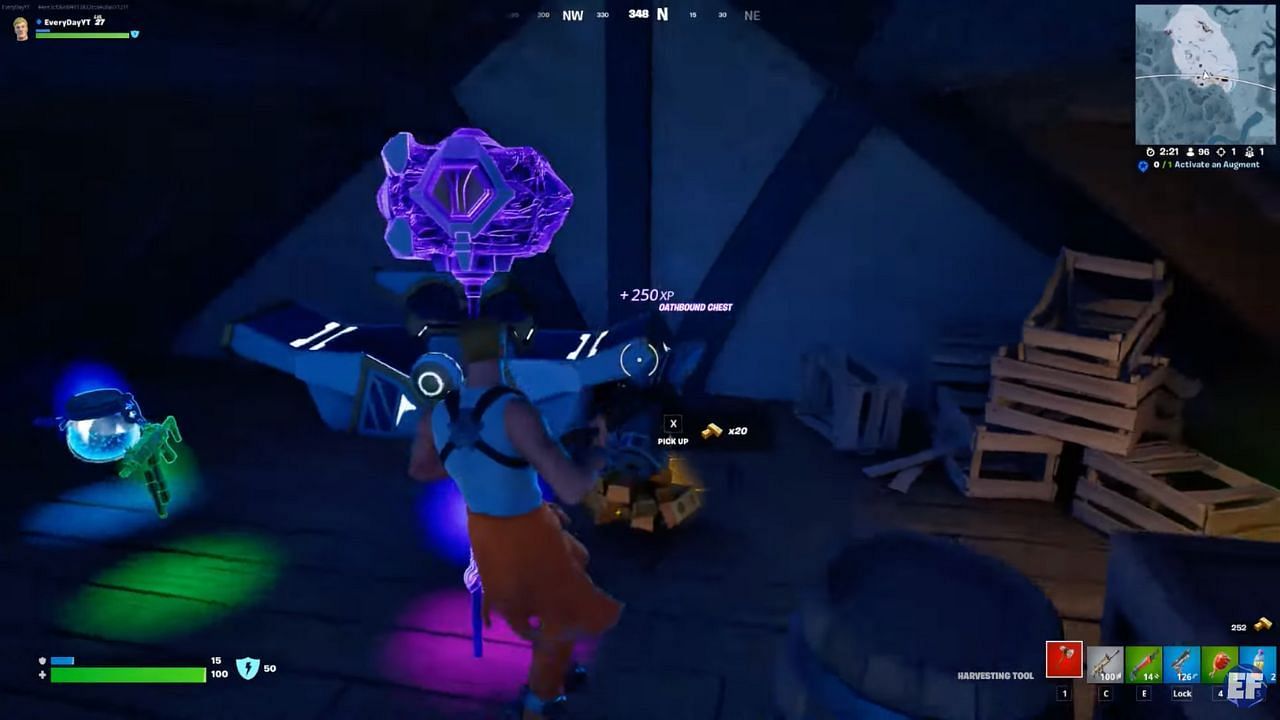 The Shockwave Hammer in-game (Image via Every Day FN on YouTube)