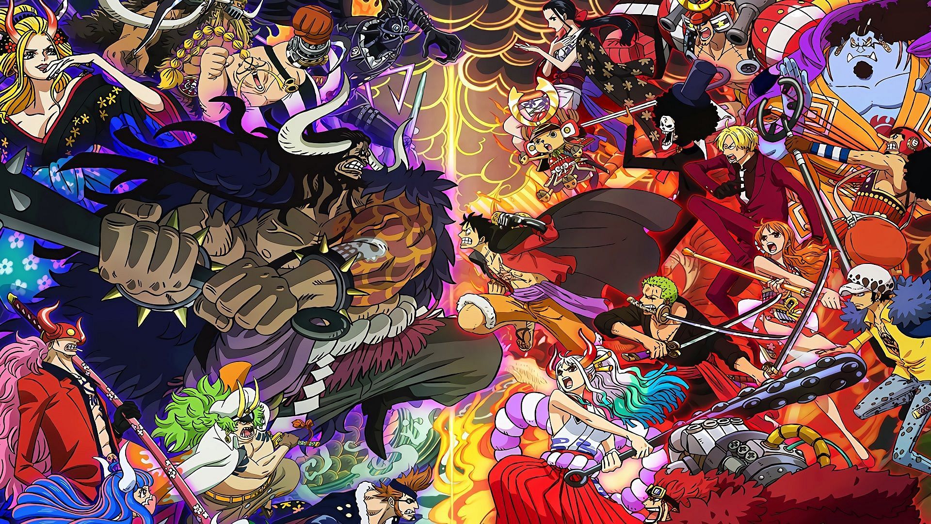 This battle royale may surpass even the fight that took place in Wano (Image via Toei Animation, One Piece)