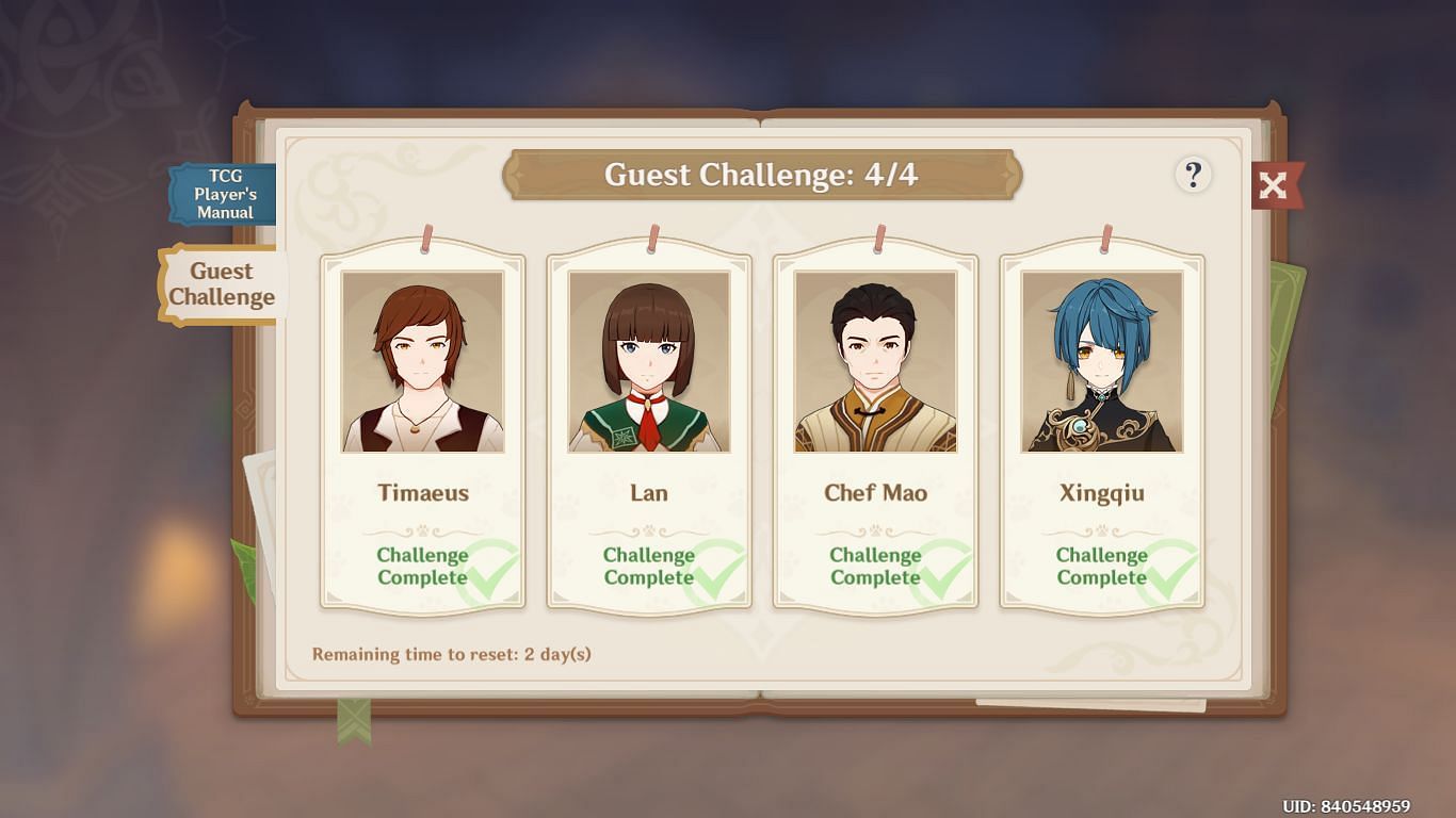 Vs. All Player Level 1 Adventure Challenges - Genius Invokation