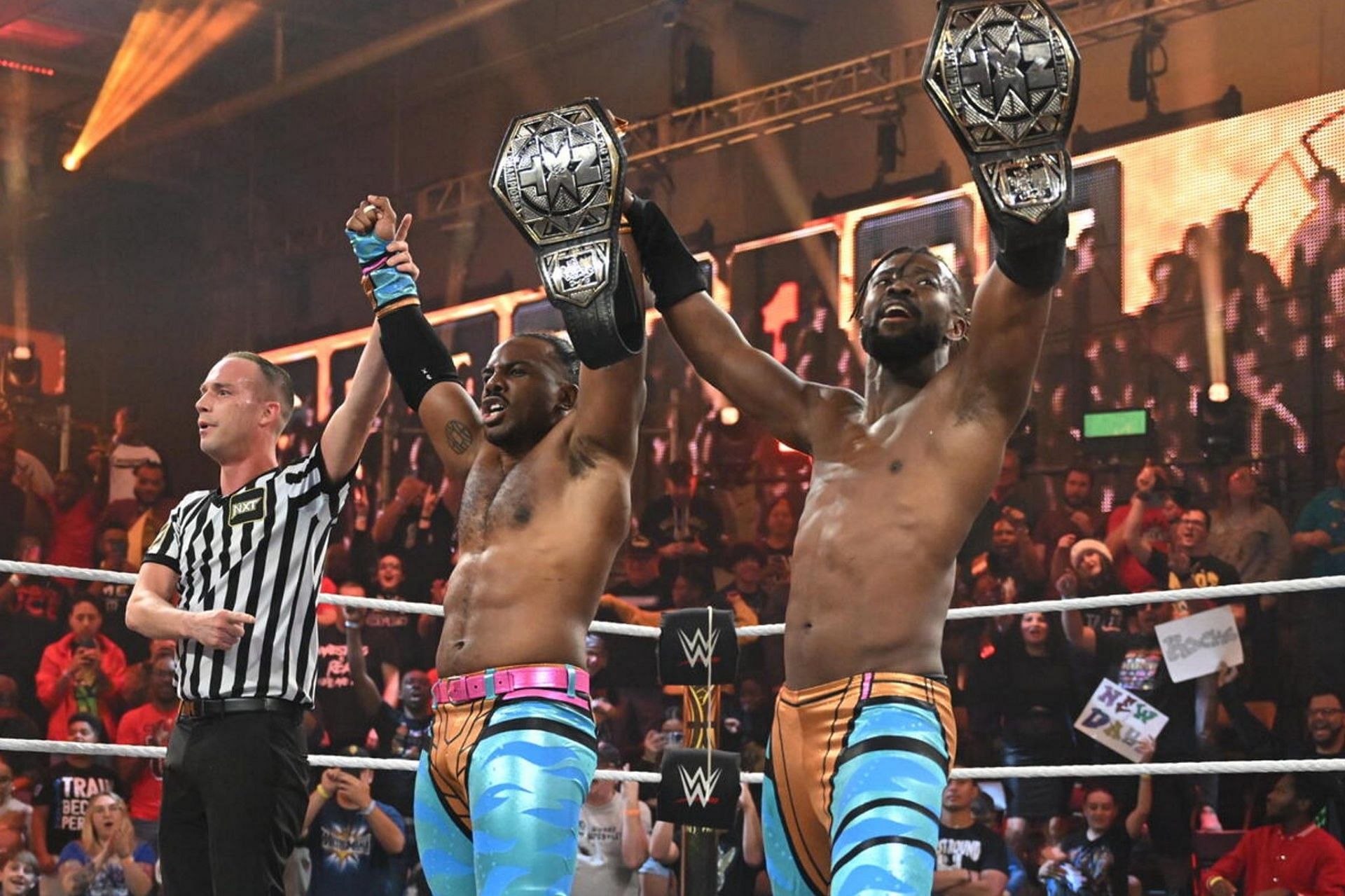 The New Day won the NXT Tag Team titles at Deadline premium live event