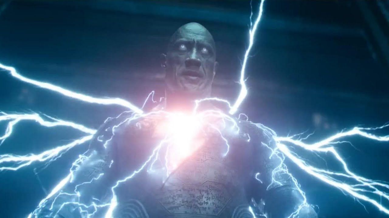 Black Adam lightning powers (Image via DC)