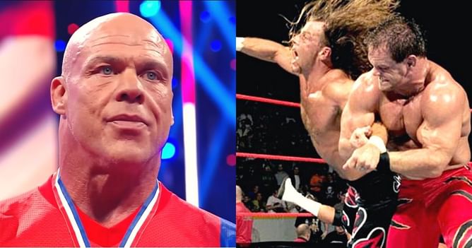 "Third favorite to wrestle behind Benoit and Shawn Michaels" - Kurt Angle on legendary 10-time champion