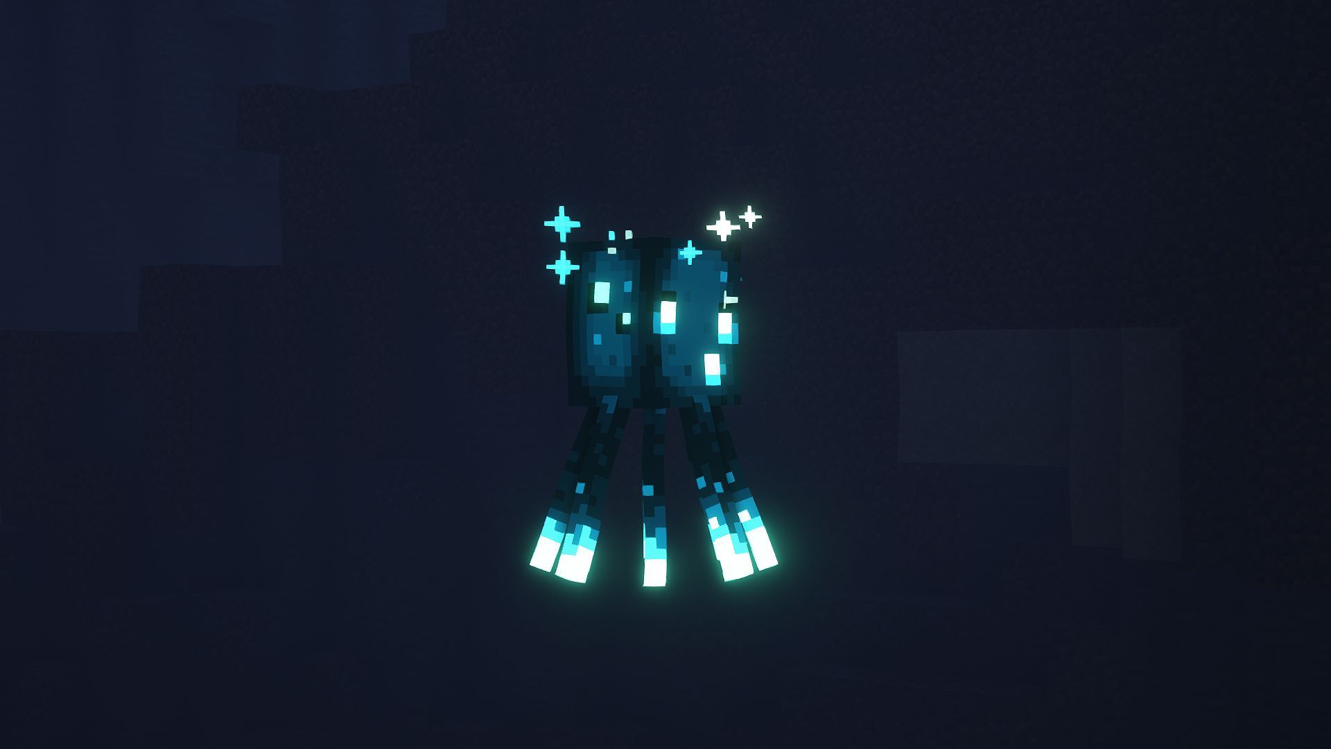 A glow squid in Minecraft (Image via Mojang)