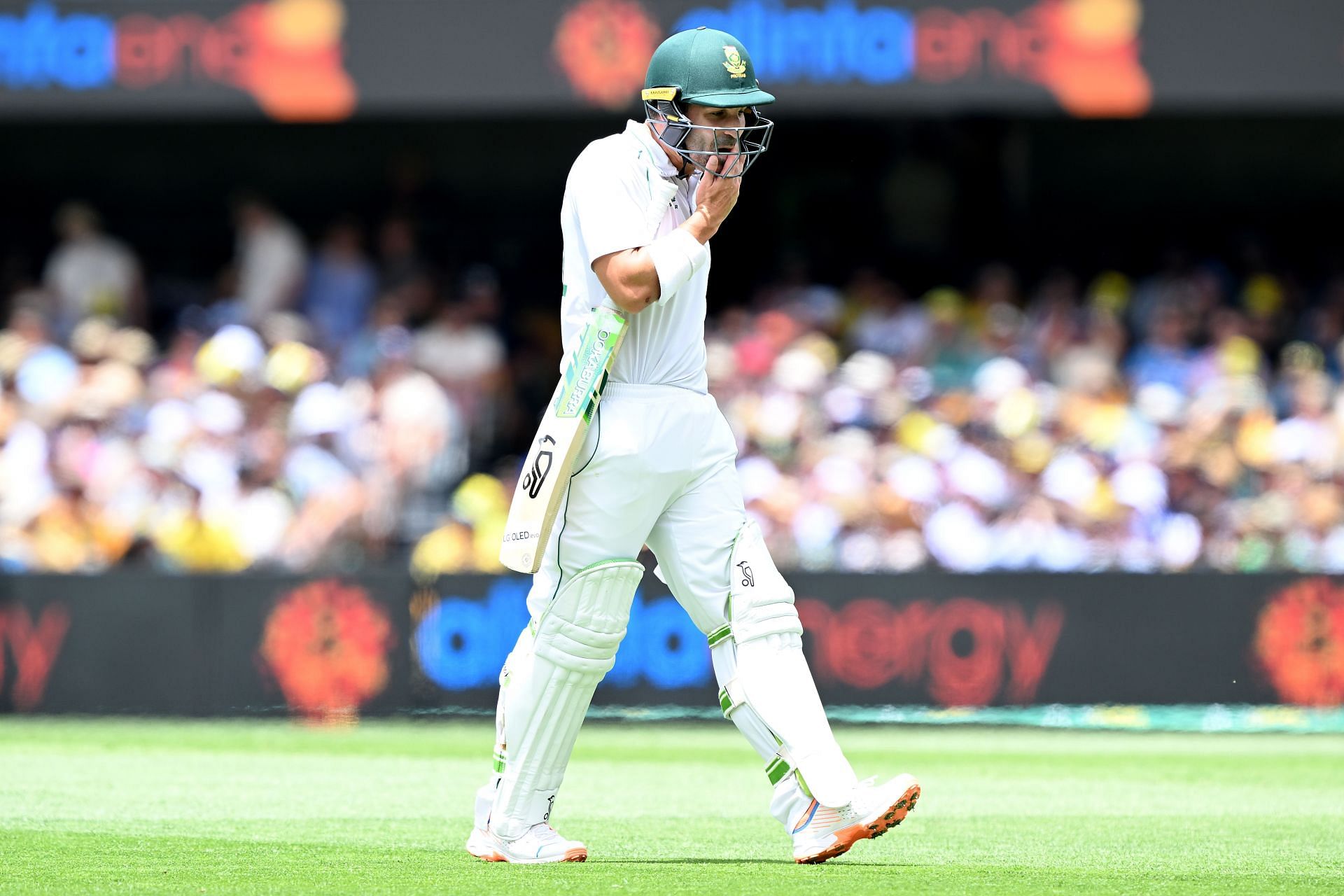 Skipper Dean Elgar fell cheaply in both innings. (Credits: Getty)