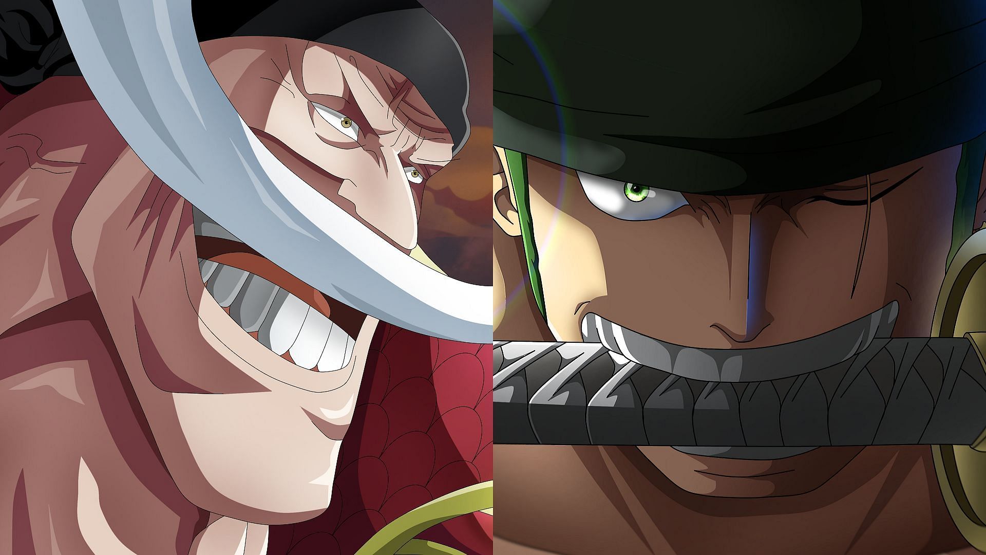 Whitebeard and Zoro share several similarities (Image via Toei Animation, One Piece)