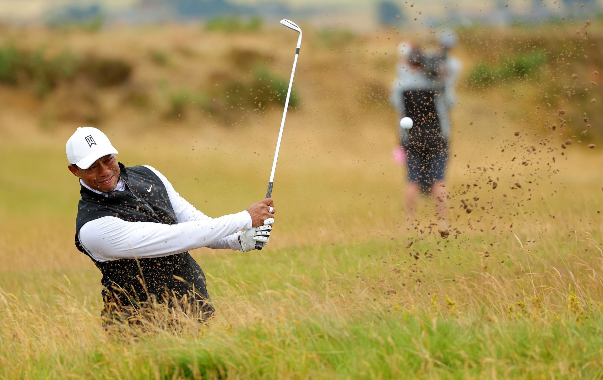 Tiger Woods at The 150th Open - Day Two (Image via Kevin C. Cox/Getty Images)