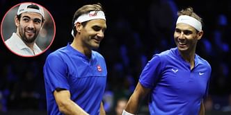 Matteo Berrettini states his allegiance between Roger Federer and Rafael Nadal in fun Diriyah Tennis Cup promotional video