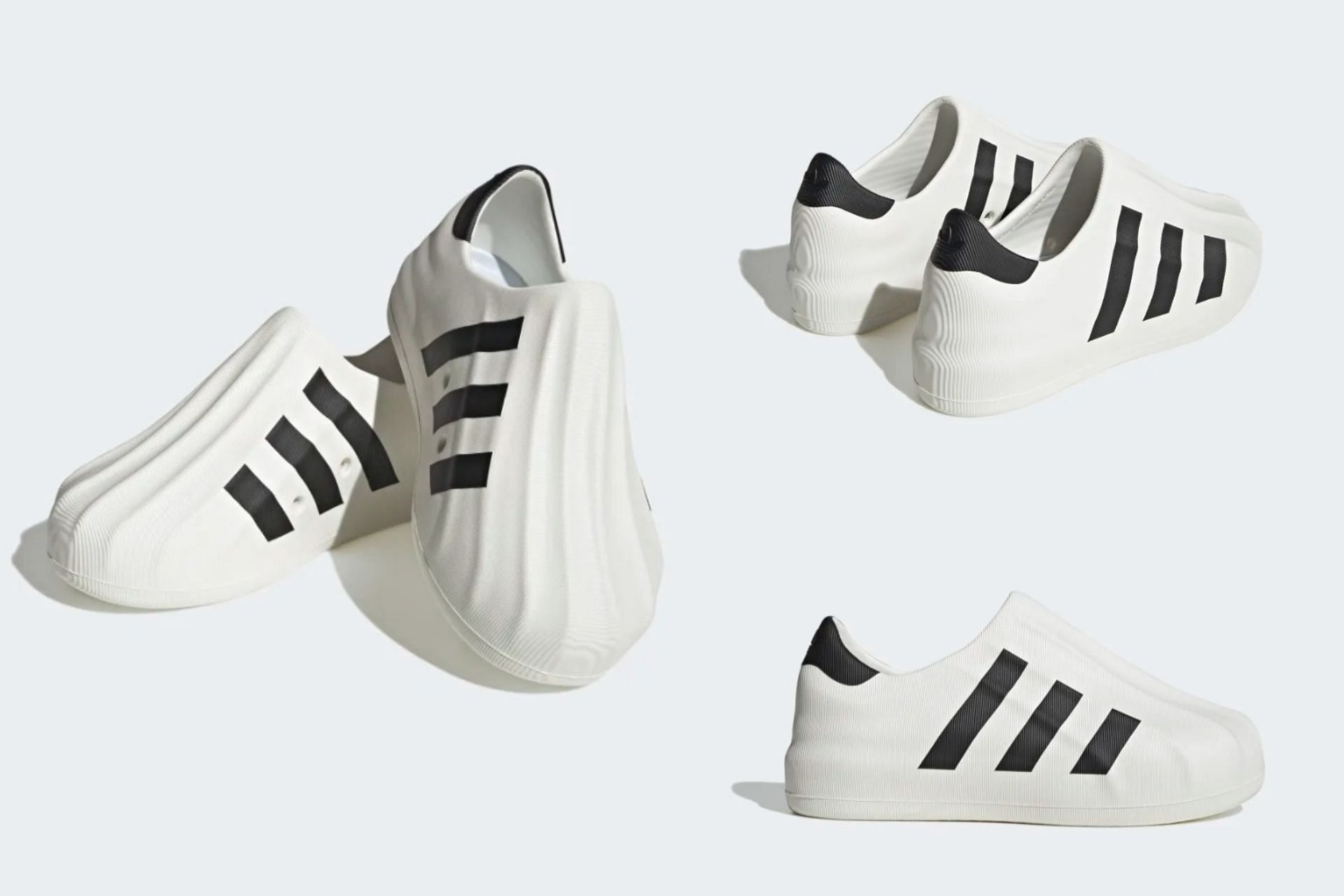 Here&#039;s a detailed look at the white colorway of the Adidas Adifom Superstar shoes (Image via Sportskeeda)