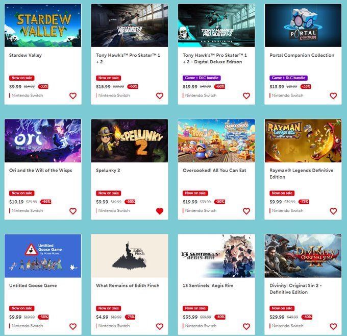 5 best game discounts from Nintendo ongoing Critically