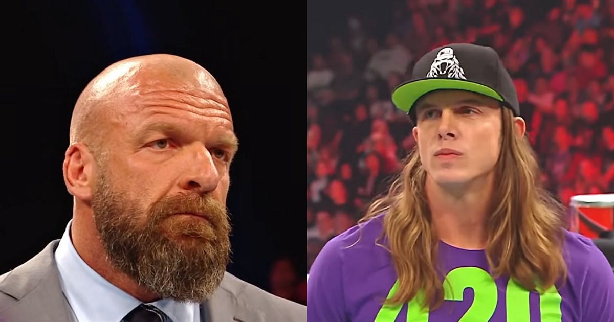 Triple H and RAW Superstar Matt Riddle.