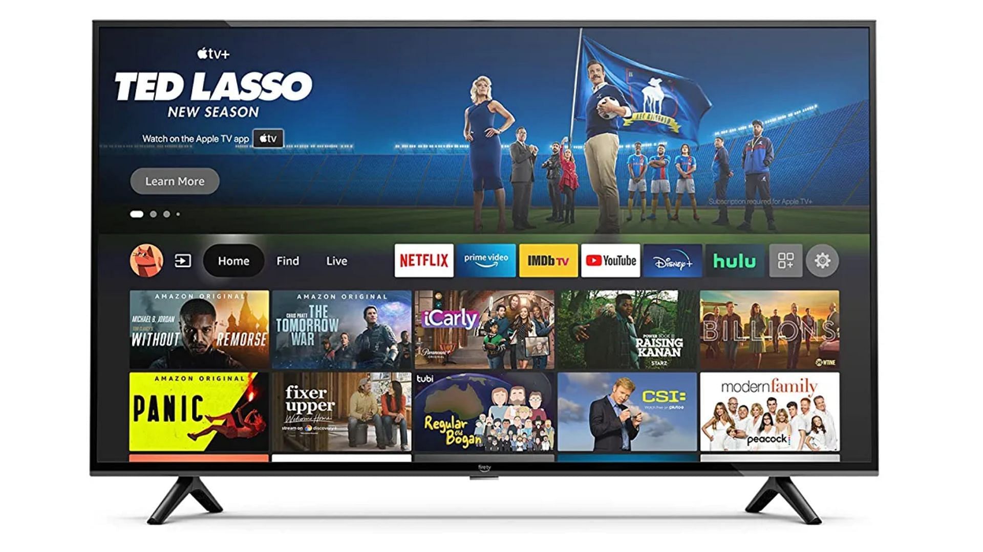 The Amazon Fire TV 43&quot; 4-Series 4K UHD smart TV (Image via Amazon)