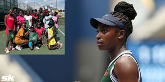 "The Kids are the future" - Sloane Stephens hosts a play day for junior tennis players in South Africa