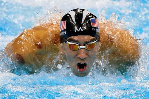 Phelps at the 2016 Rio Olympics (Photo by Jamie Squire/Getty Images)