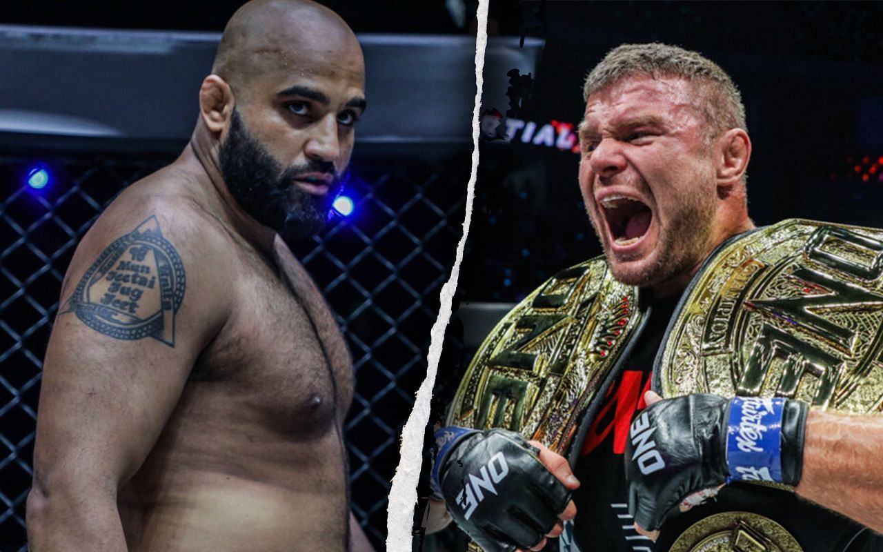 Arjan Bhullar (Left) and Anatoly Malykhin (Right) could be set to unify the heavyweight division soon