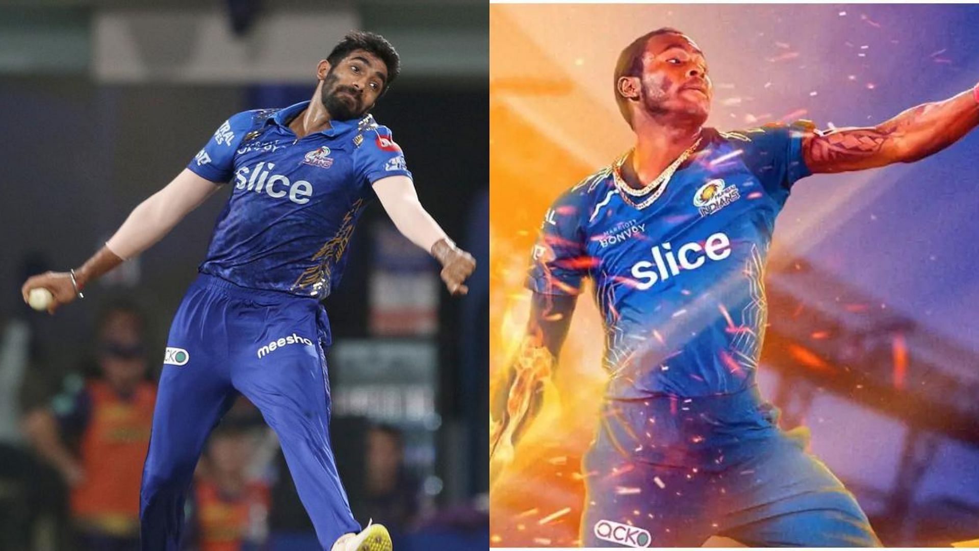 Jasprit Bumrah (L) &amp; Jofra Archer (P.C.:iplt20.com &amp; Twitter)