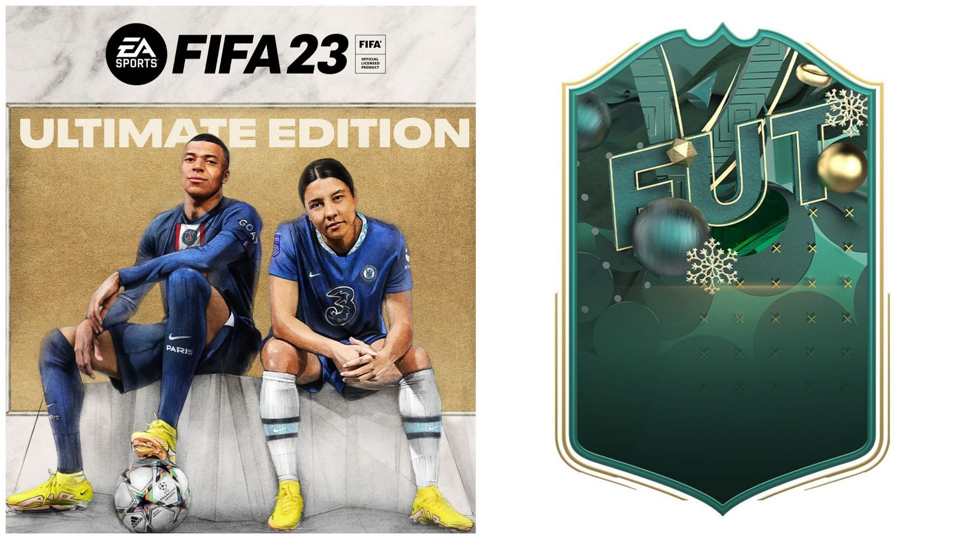Winter Wildcards have been leaked as an upcoming promo in FIFA 23 (Images via EA Sports and Twitter/FUTArcade)