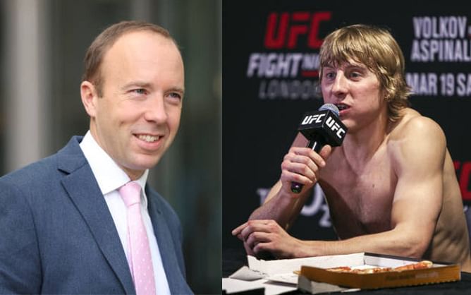 "F*** him lad" - Paddy Pimblett reacts to former UK minister Matt Hancock taking part in 'I'm a Celebrity'