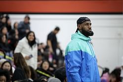 Watch: LeBron James reveals imposters spreading hate against him for leaving Cleveland Cavaliers: “The elevator opens & 2 guys have f**k LBJ shirts”
