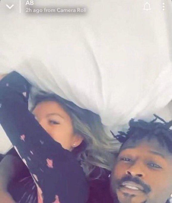 Social media left speculating as Antonio Brown posts photo in bed with  Gisele Bundchen lookalike