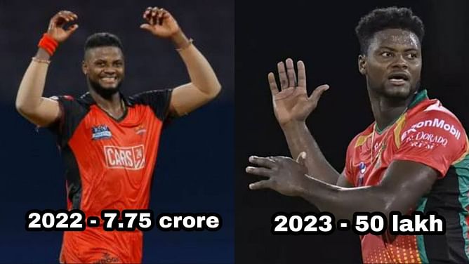 5 players whose IPL 2023 salaries are less than 50% of their previous salaries