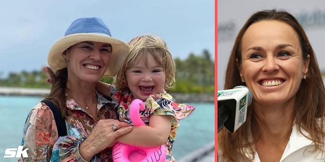 In pictures: Martina Hingis spends quality time with her daughter ahead of Christmas