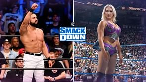 AEW star Andrade El Idolo reacts to his wife Charlotte Flair's surprising return to WWE SmackDown