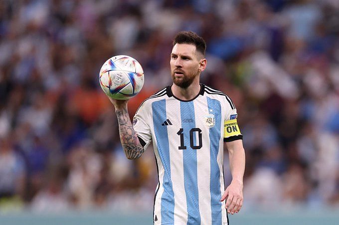 Messi Argentina 2014 WORLD CUP SEMIFINAL ADIZERO PLAYER ISSUE