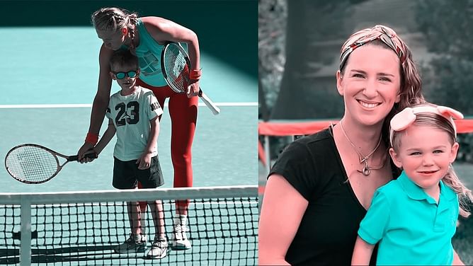 Victoria Azarenka hopes to see son Leo carry on "little Christmas tradition" and help families during holiday season