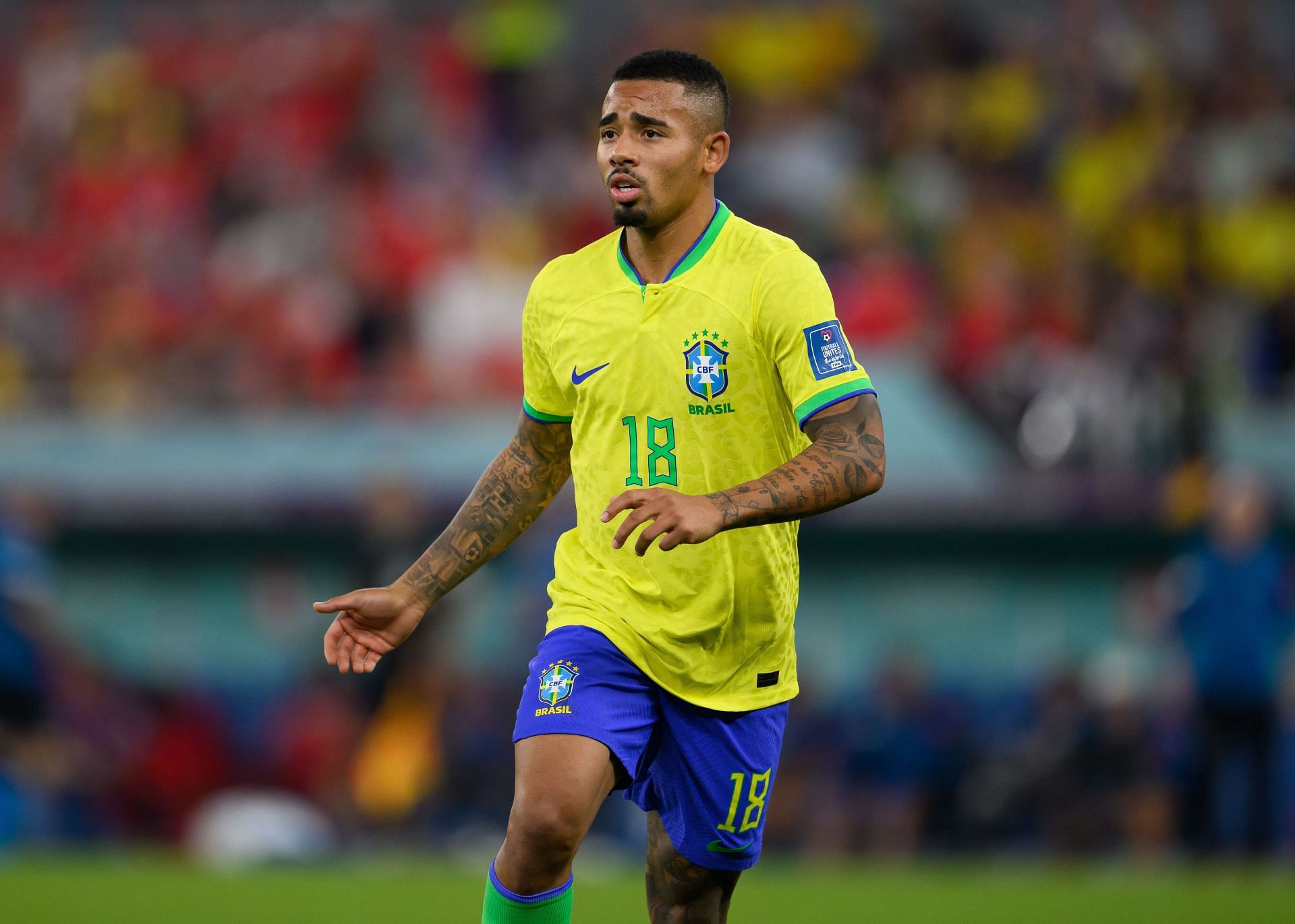Gabriel Jesus is currently out with an injury.