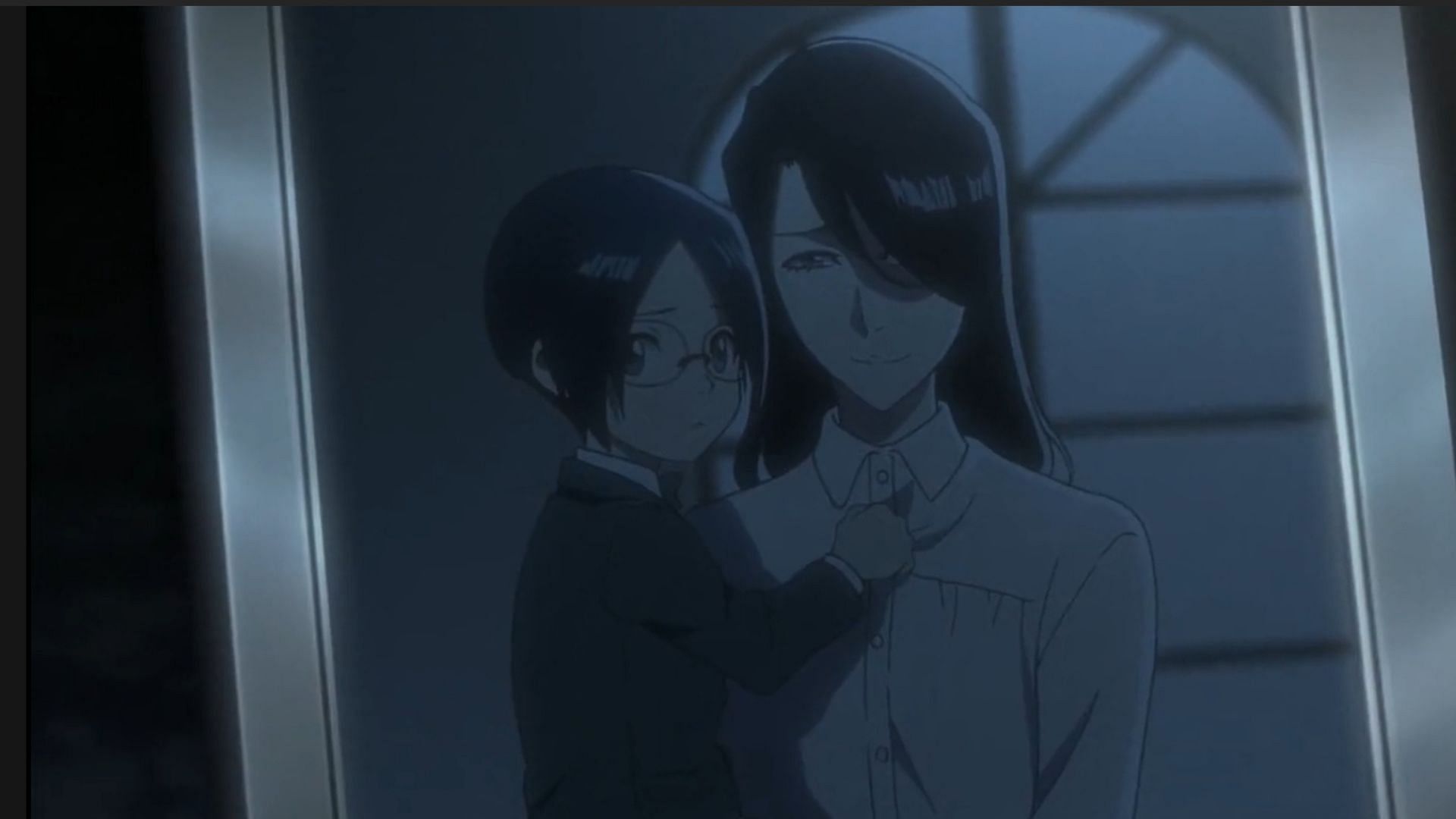 Kanae and young Uryu as seen in Bleach TYBW (Image via Studio Pierrot)