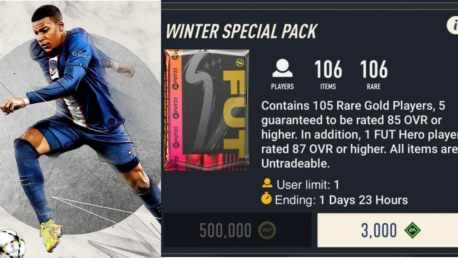 The new pack has been released earlier last evening (Images via EA Sports)