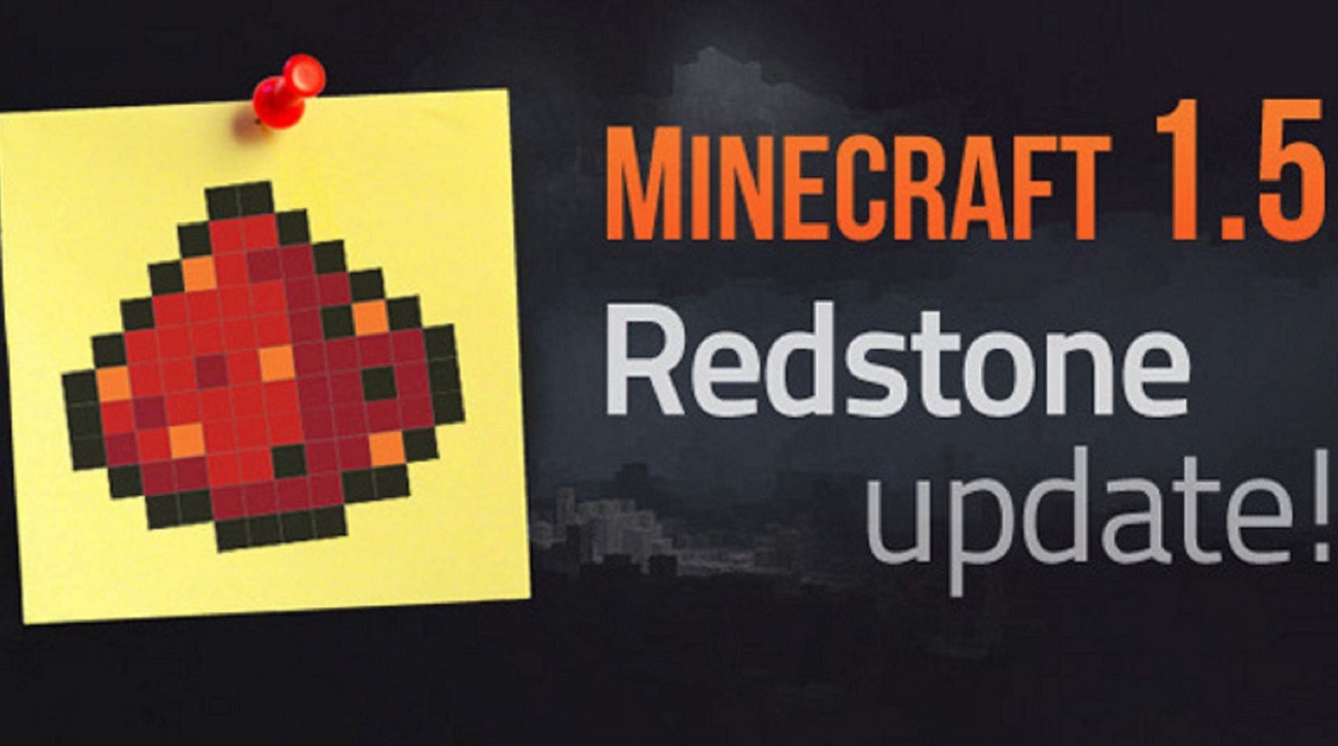 Minecraft 1.5 was a huge deal for any aspiring redstone engineer (Image via Mojang)