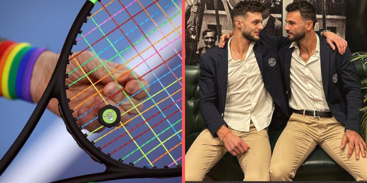First gay couple on the ATP tour? Picture of tennis players Fabien