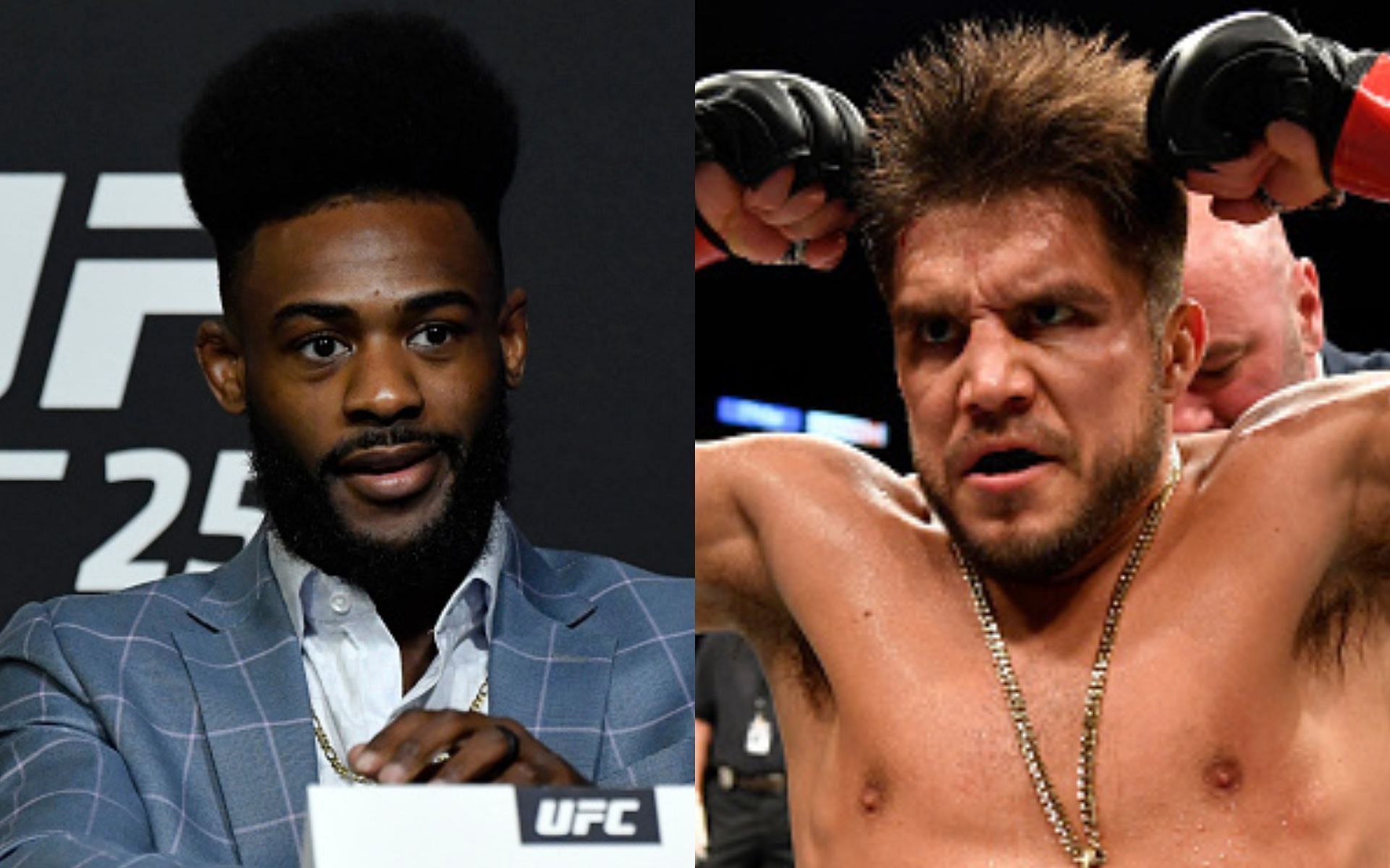 Aljamain Sterling (left), Henry Cejudo (right)