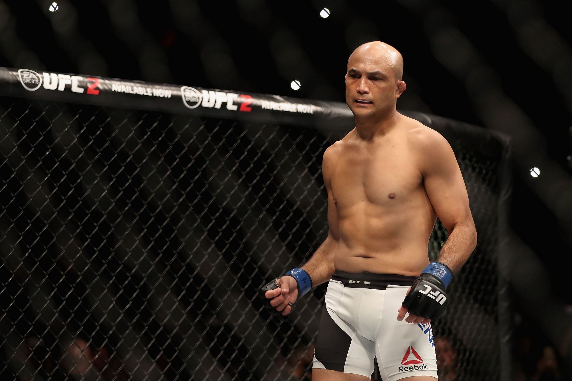 BJ Penn was the last example of an active champion who abandoned their title to move elsewhere