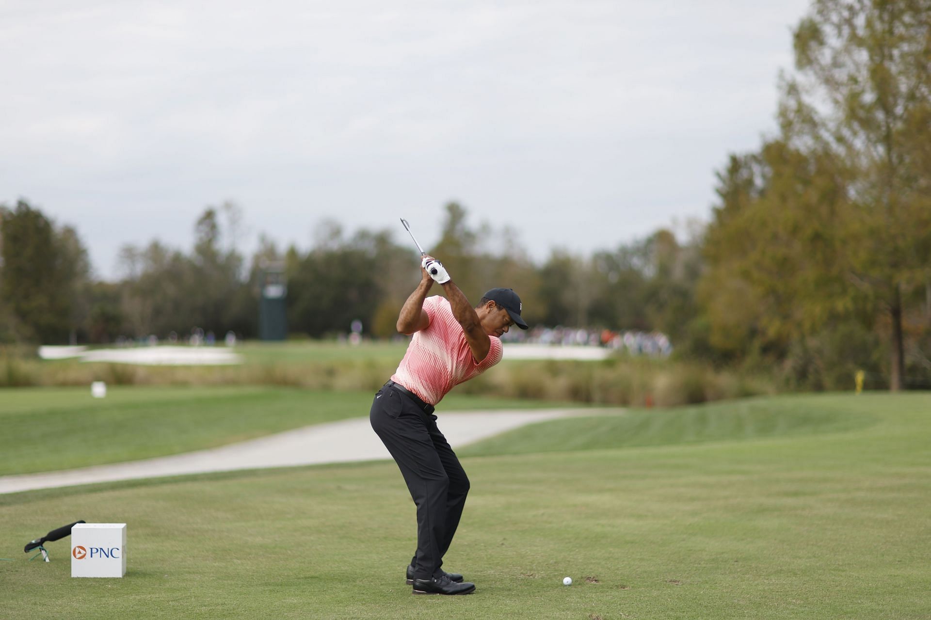 Woods at the PNC Championship - Round One (Image via Mike Ehrmann/Getty Images)