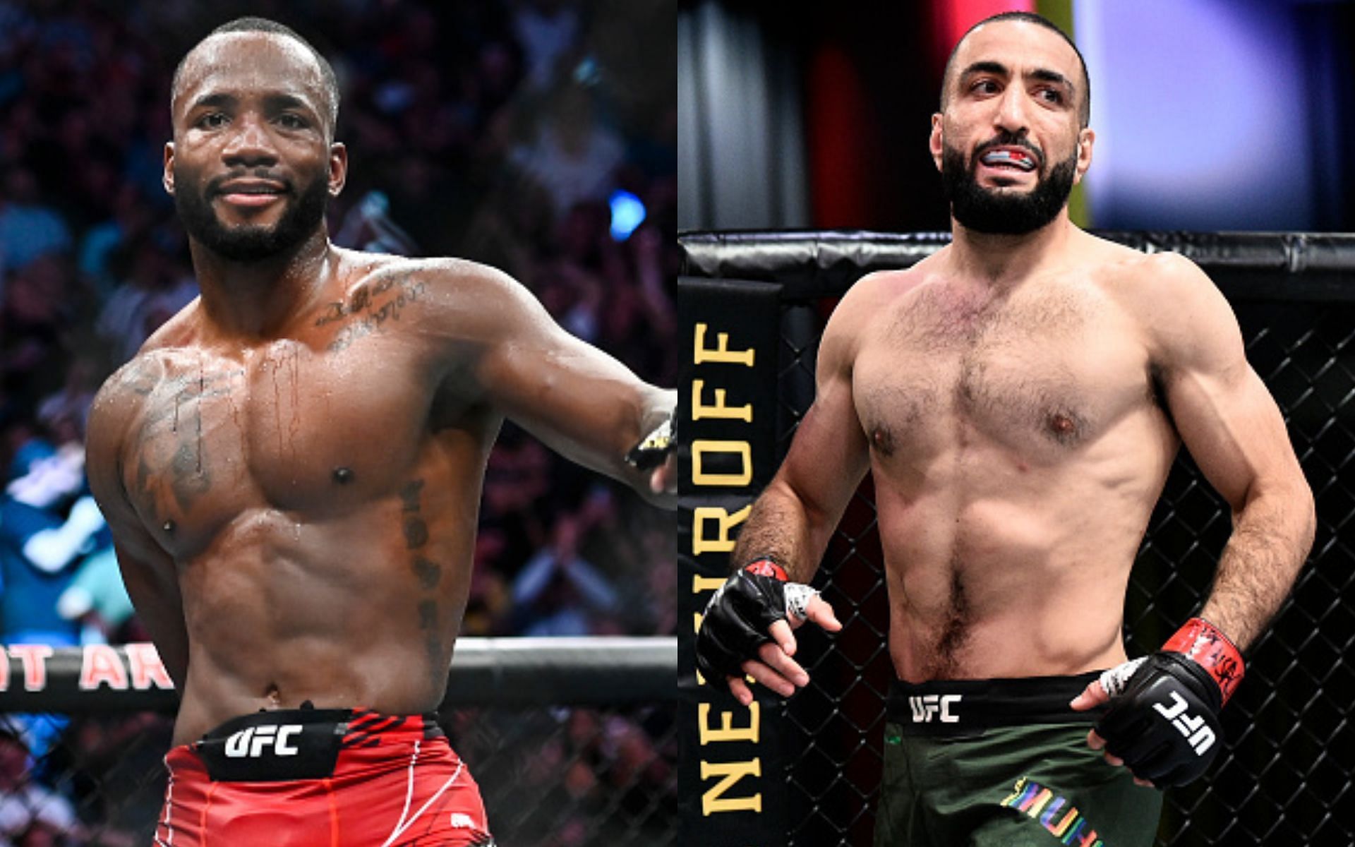 Leon Edwards (Left) and Belal Muhammad (Right)(Images via Getty)