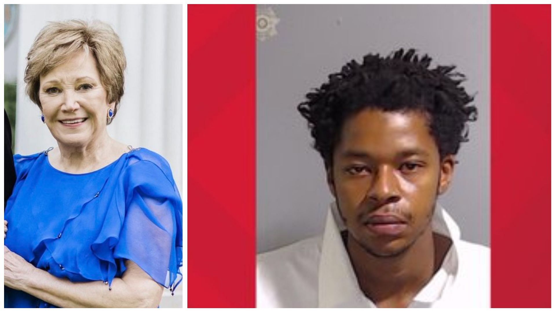 Antonia Brown (right) was arrested as a suspect in fatally stabbing Eleanor Bowles (left), (Images via Southern Man/Twitter)