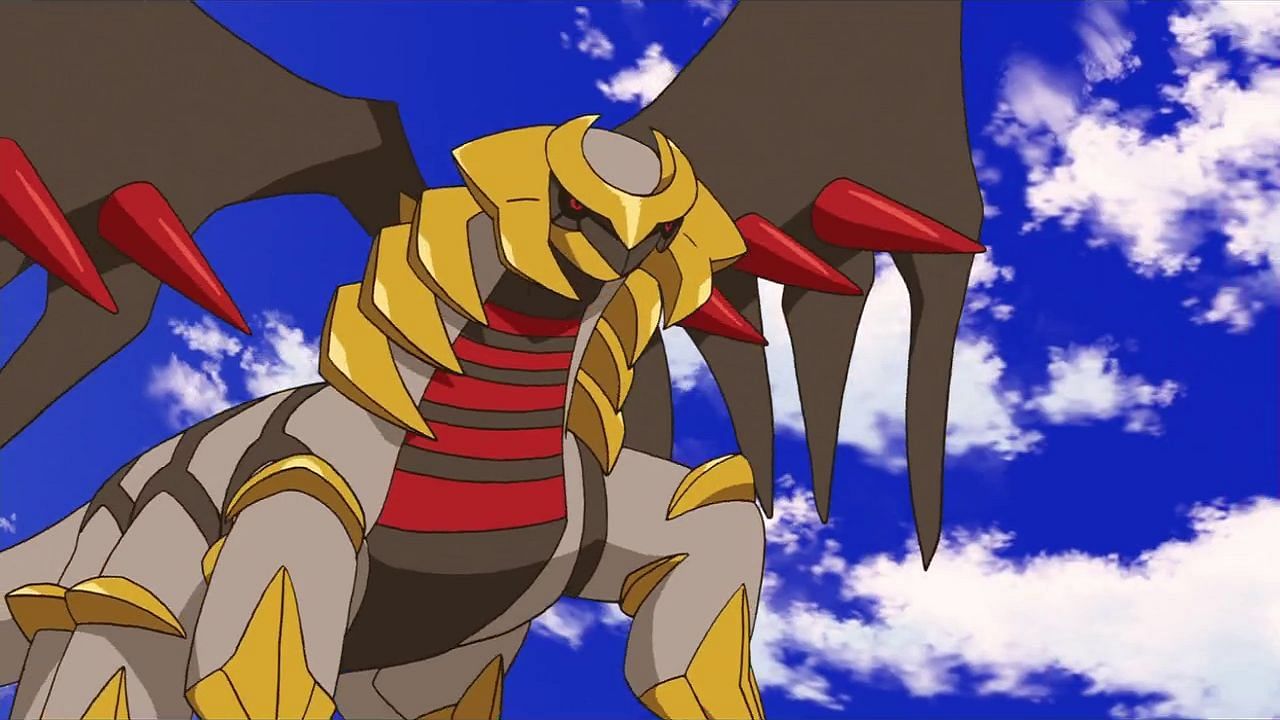 Giratina as it appears in the anime (Image via The Pokemon Company)