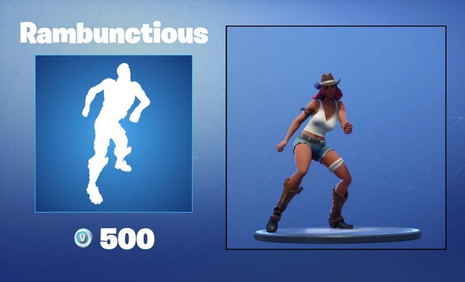 The rare Rambunctious Fortnite emote returned (Image via Gnejs Gaming)