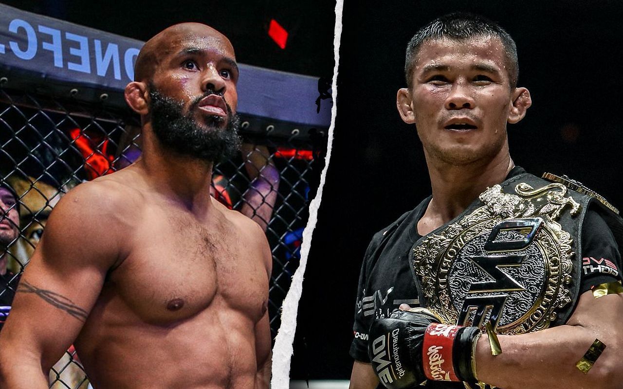 Demetrious Johnson and Nong-O Gaiyanghadao [Photo Credits: ONE Championship]