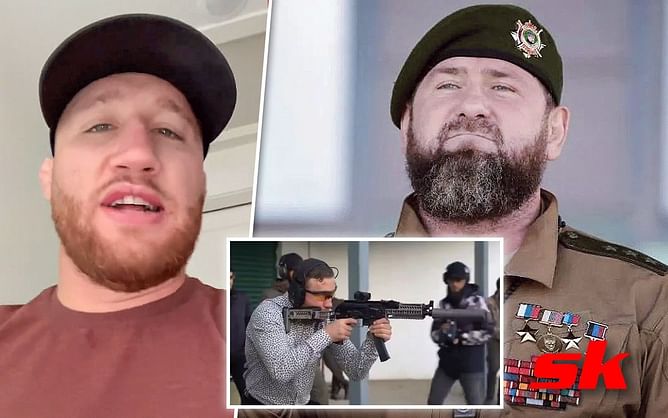 Justin Gaethje denies association with Chechen warlord Ramzan Kadyrov despite picture and video proof