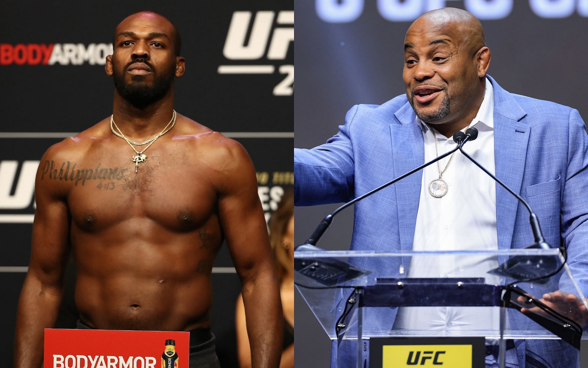 Jon Jones (left) Daniel Cormier (right)