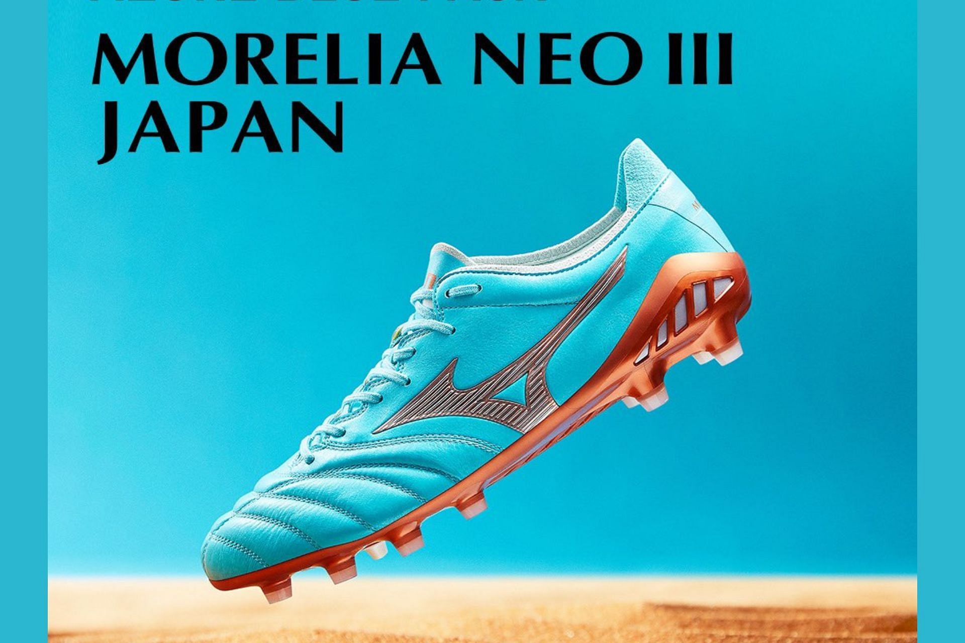 2022 FIFA World Cup: Mizuno Morelia Neo III β 'Azure Blue