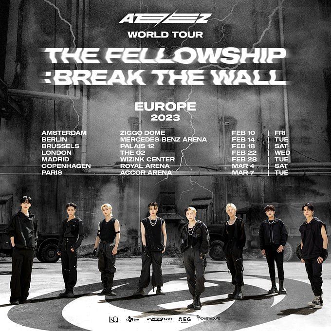 europe tour january 2023