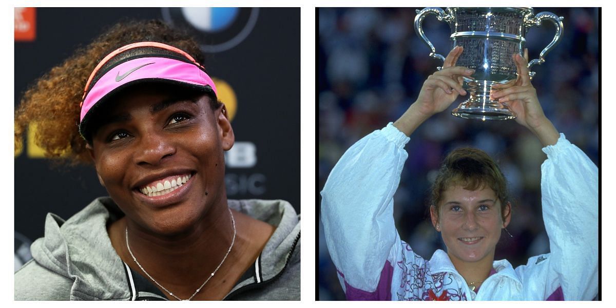 Serena Williams has acknowledged that she aspired to be like Monica Seles.